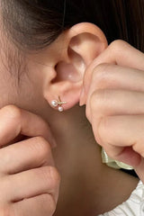 Cross shape earrings