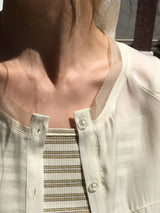 Butter yellow smooth soft outer w/ mesh collar