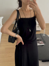 Lace fringe cami