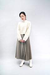 Off white pattern crop sweater