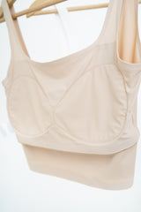 Smooth inner w/ fixed bra pad