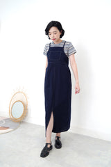 Navy outlined cami dress w/ adj straps