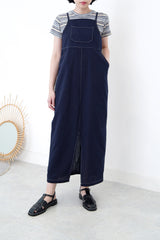 Navy outlined cami dress w/ adj straps