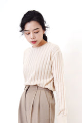 Choco brown pencil cut trousers