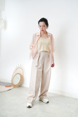 Sakura sheer chiffon shirt