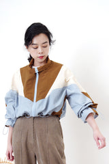 Patchwork windbreak in crop cut
