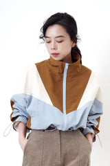 Patchwork windbreak in crop cut
