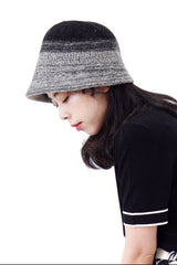 Black gradient bucket hat