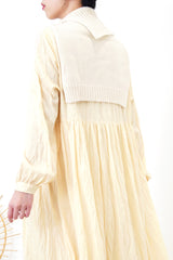 Butter one piece in wrinkle texture