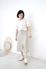 Ivory pu shoulder bag