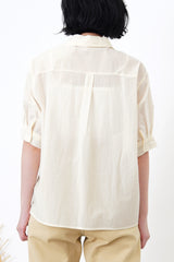 Light yellow short sleeves shirt