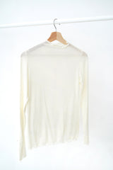 Ivory inner w/ ruffle fringe
