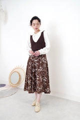 White premium shirt in layers peter pan collar