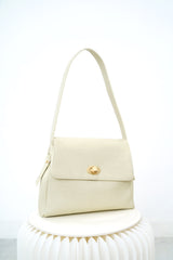Ivory pu shoulder bag