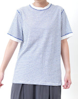 Navy stripes cotton top