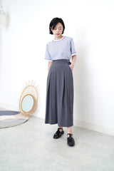 Navy stripes cotton top
