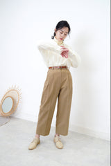 Ivory sheer texture shirt