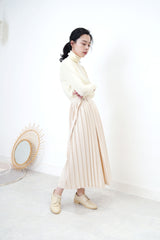 Ivory turtle neck cotton inner