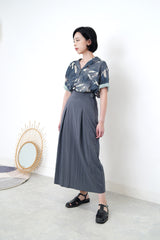 Grey skirt w/ side buckles