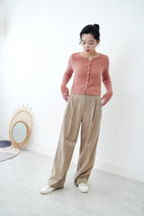 Pink thin cut cardigan