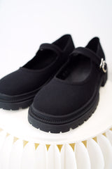 Black mary jane shoes