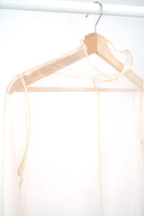 Ivory sheer organza inner top