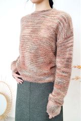 Brown tone soft sweater