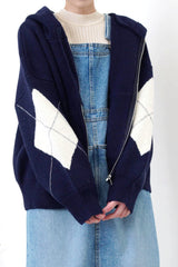 Denim overall dress w/ pockets