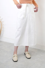 Peach knit boat neckline top