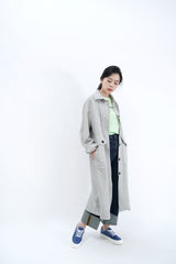 Wide leg jeans in rolling hem