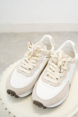 Nude tone sneakers