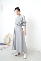 Grey sweater dress w/ pockets