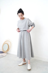 Grey sweater dress w/ pockets