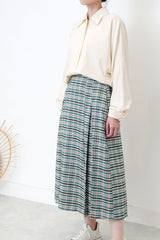 Ivory zip up jacket in crop cut