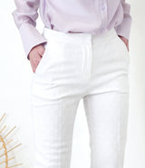 Pastel purple premium sheer shirt
