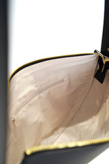 Black half moon bag