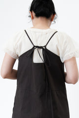 Charcoal cami dungarees w/ adjustable straps