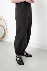 Charcoal cami dungarees w/ adjustable straps