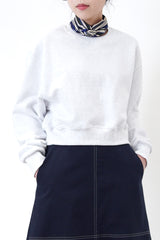 Blue stripe pattern scarf in diamond shape