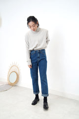 Blue mom jeans