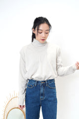 Grey fine wool sweater set