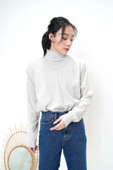 Grey fine wool sweater set