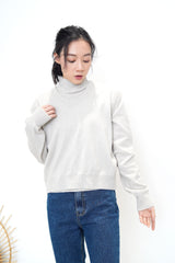 Grey fine wool sweater set