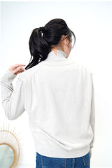 Grey fine wool sweater set