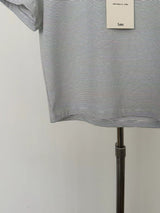 Blue stripes minimal cutting Tee
