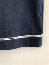 Denim vest w/ pocket