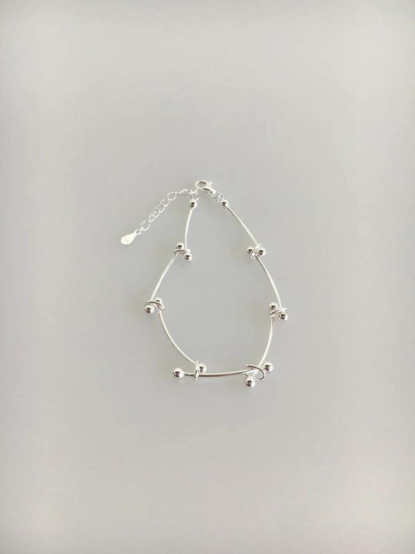 Silver premium chain bracelet