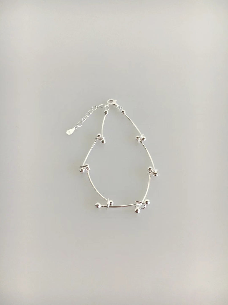 Silver premium chain bracelet