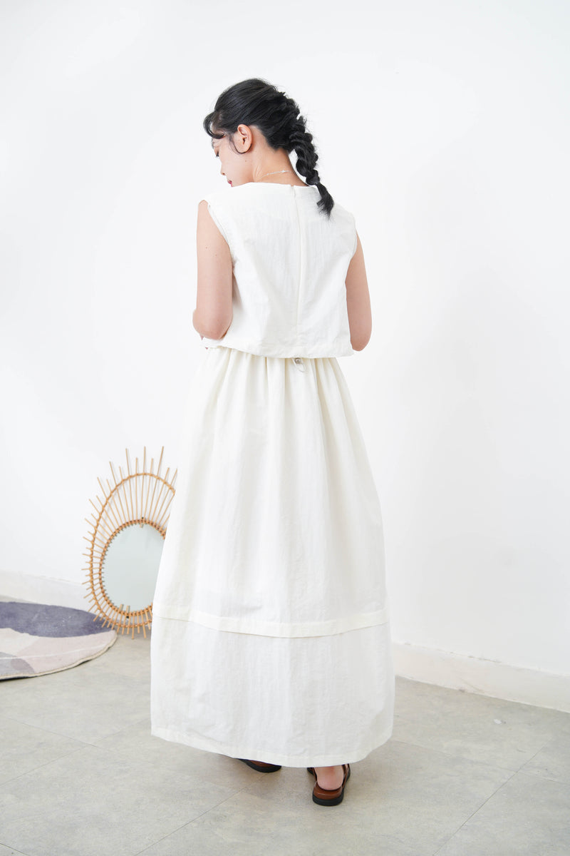 White 2in1 one piece