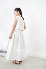 White 2in1 one piece